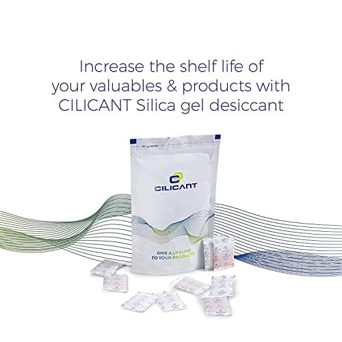Cilicant Desiccant, White color, 1gm, 250 pack