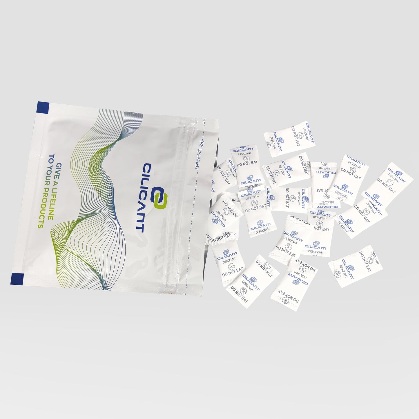 Cilicant Desiccant, White color, 1gm, 40 pack