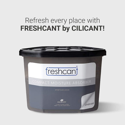 Freshcant Moisture Absorber, Charcoal color, 210gm, 1 pack