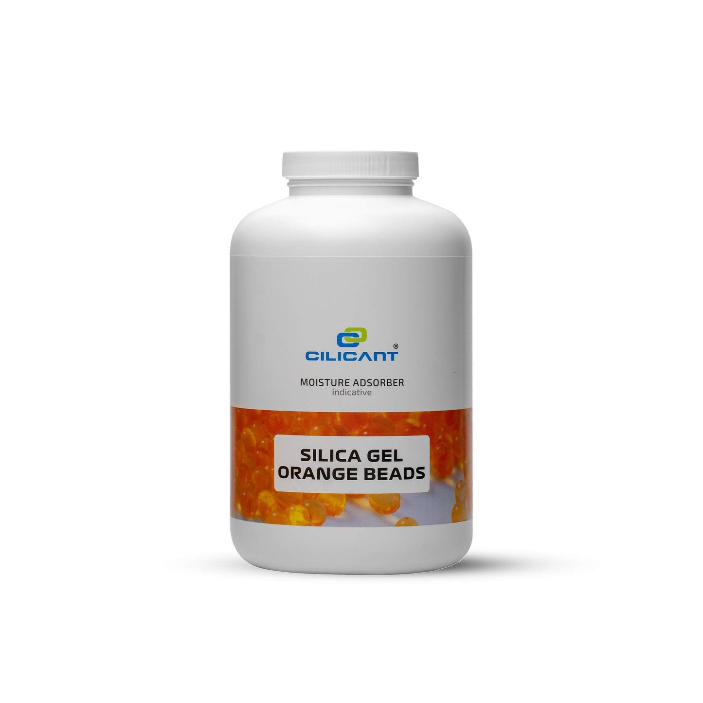 Cilicant SG Desiccant Beads, Orange color, 950ml, 1 pack