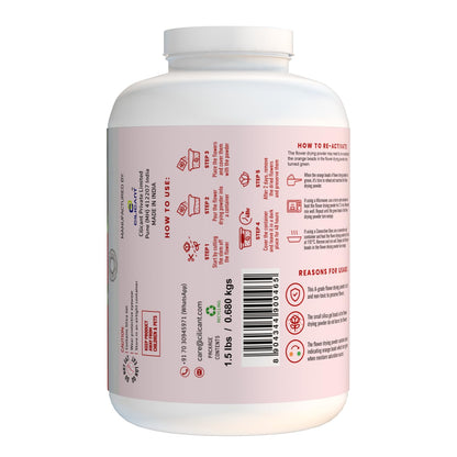Cilicant Flower Drying Powder (FDP), White color, 950ml, 3 pack