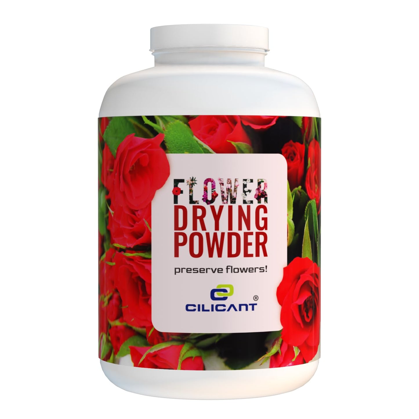 Cilicant Flower Drying Powder (FDP), White color, 950ml, 3 pack