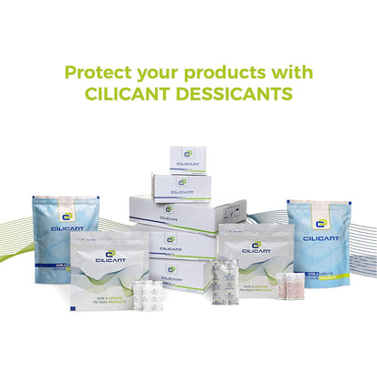 Cilicant Desiccant, White color, 1gm, 40 pack