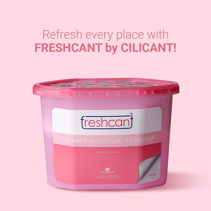 Freshcant Moisture Absorber, Rose color, 210gm, 3 pack