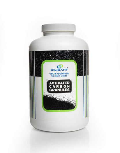Cilicant Activated Carbon Granules, Charcoal color, 950ml, 1 pack