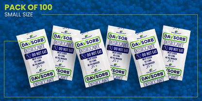 DAVSORB Moisture Absorber - Small - (Approx 5 gm x 100 Packets)