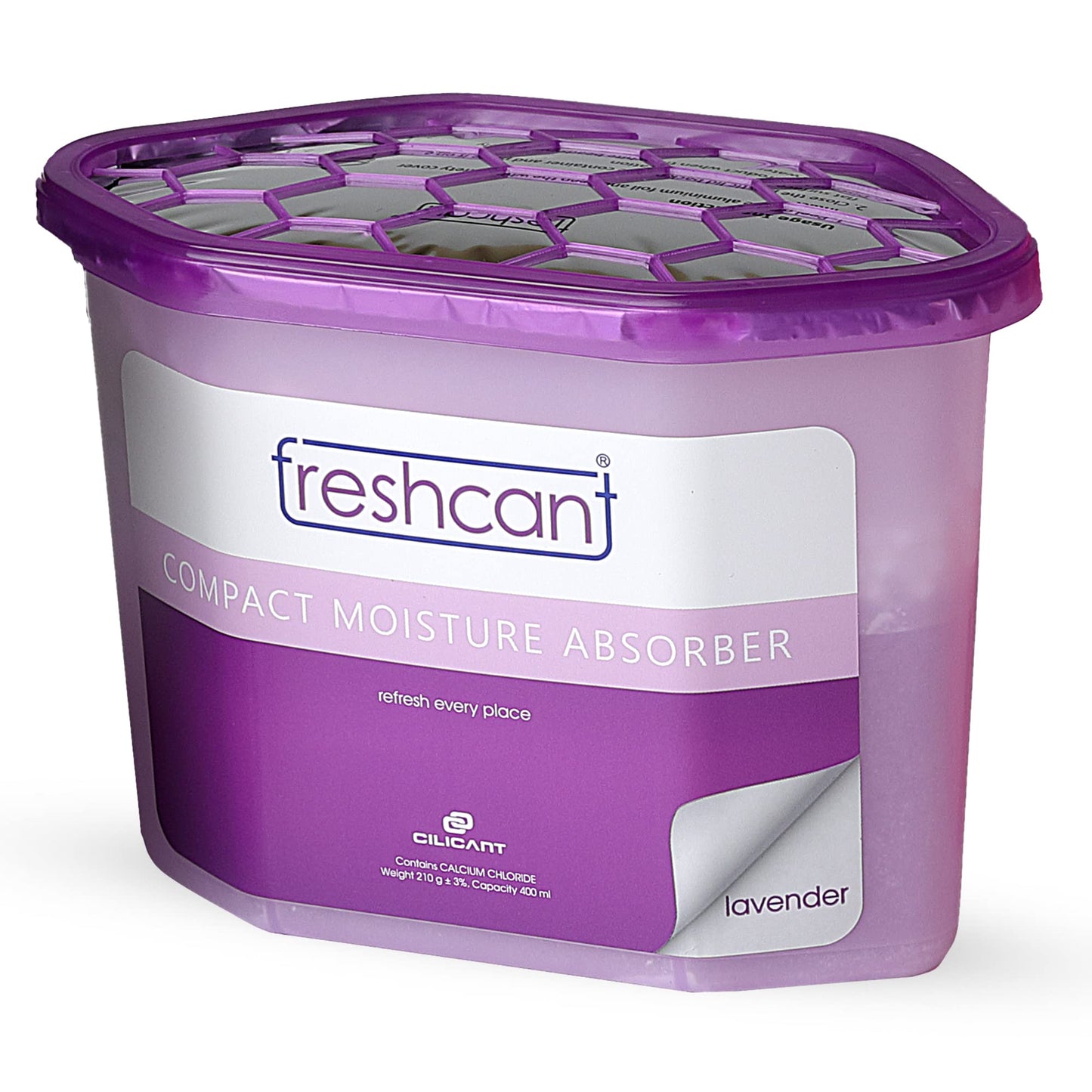 Freshcant Moisture Absorber, Lavender color, 210gm, 1 pack
