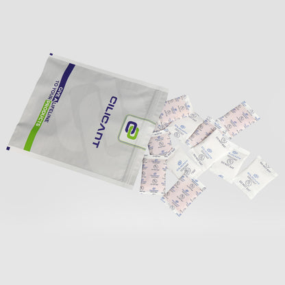 Cilicant Desiccant, Combo - White & Orange color, 5gm, 50 pack