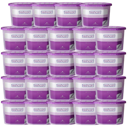 Freshcant Moisture Absorber, Lavender color, 210gm, 24 pack