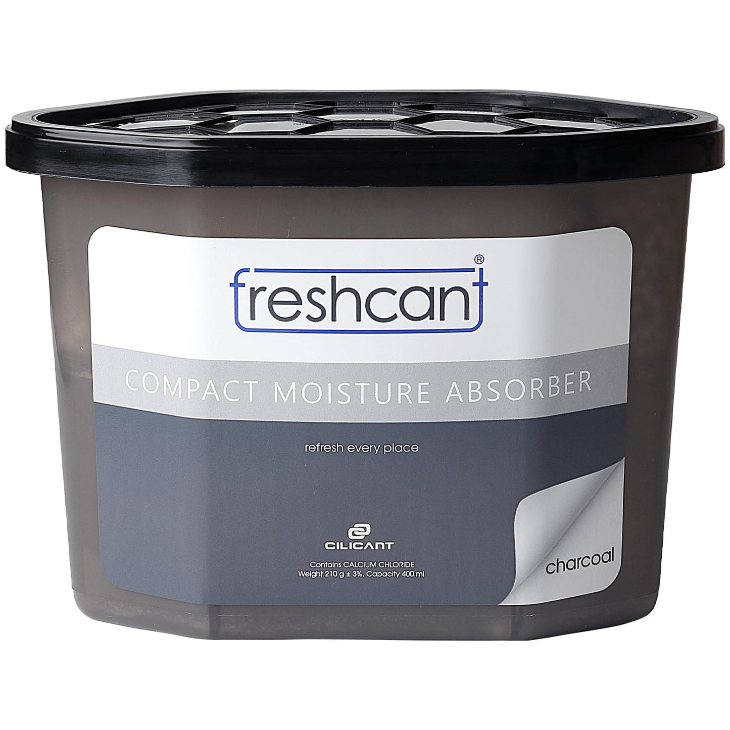 Freshcant Moisture Absorber, Charcoal color, 210gm, 1 pack