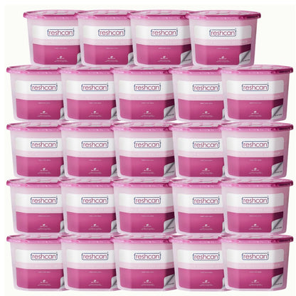 Freshcant Moisture Absorber, Rose color, 210gm, 24 pack