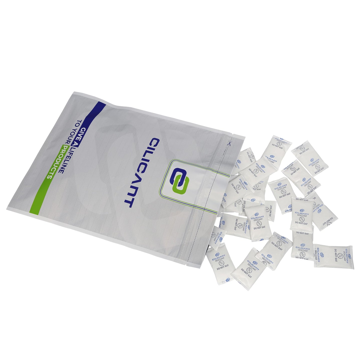 Cilicant Desiccant, White color, 10gm, 100 pack
