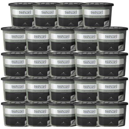 Freshcant Moisture Absorber, Charcoal color, 210gm, 24 pack