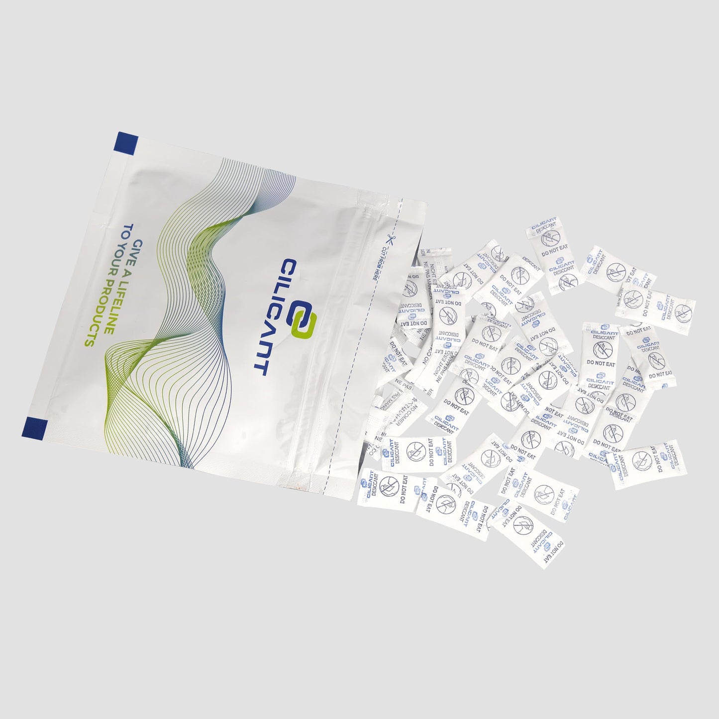 Cilicant Desiccant, White color, 0.5gm, 100 pack