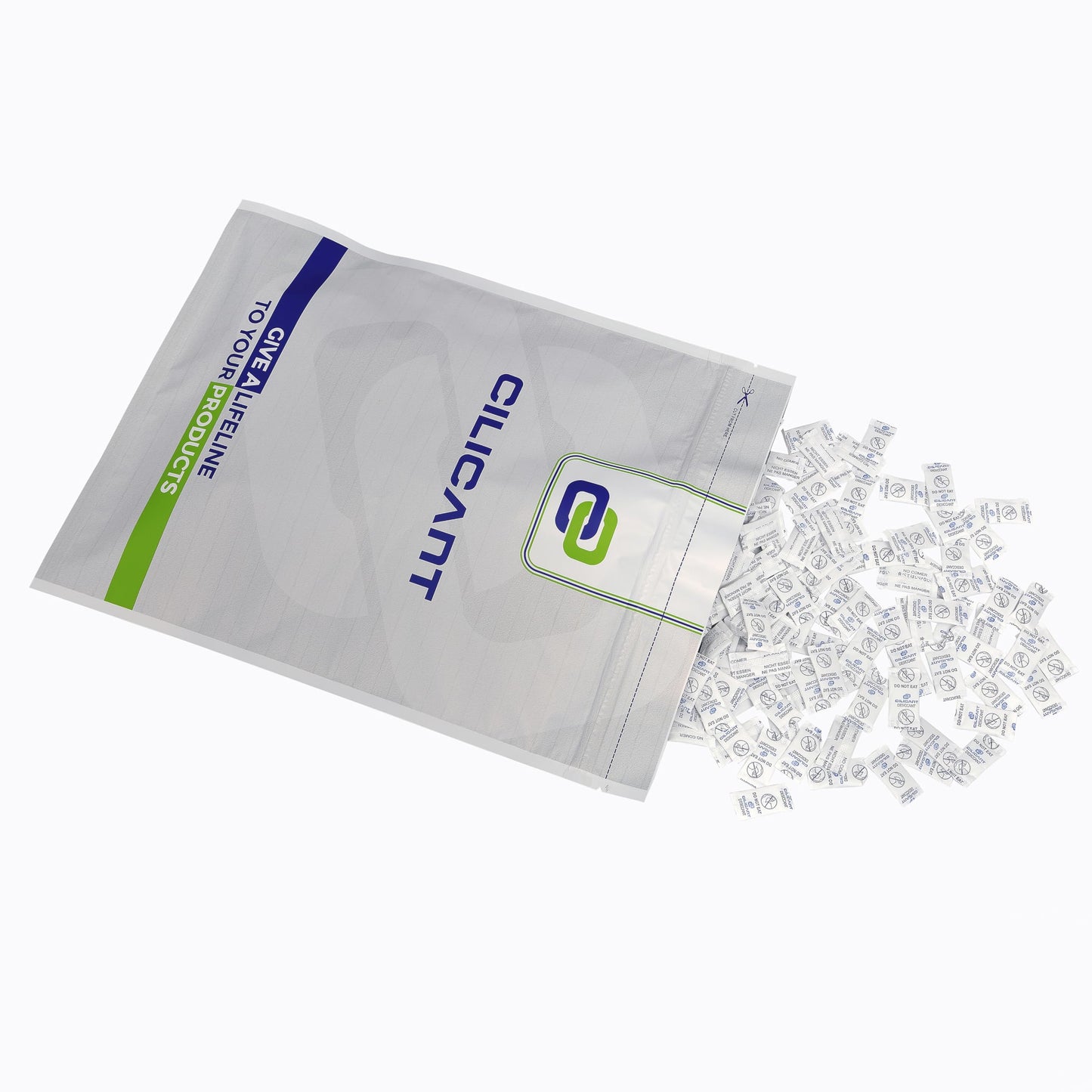Cilicant Desiccant, White color, 0.5gm, 2000 pack