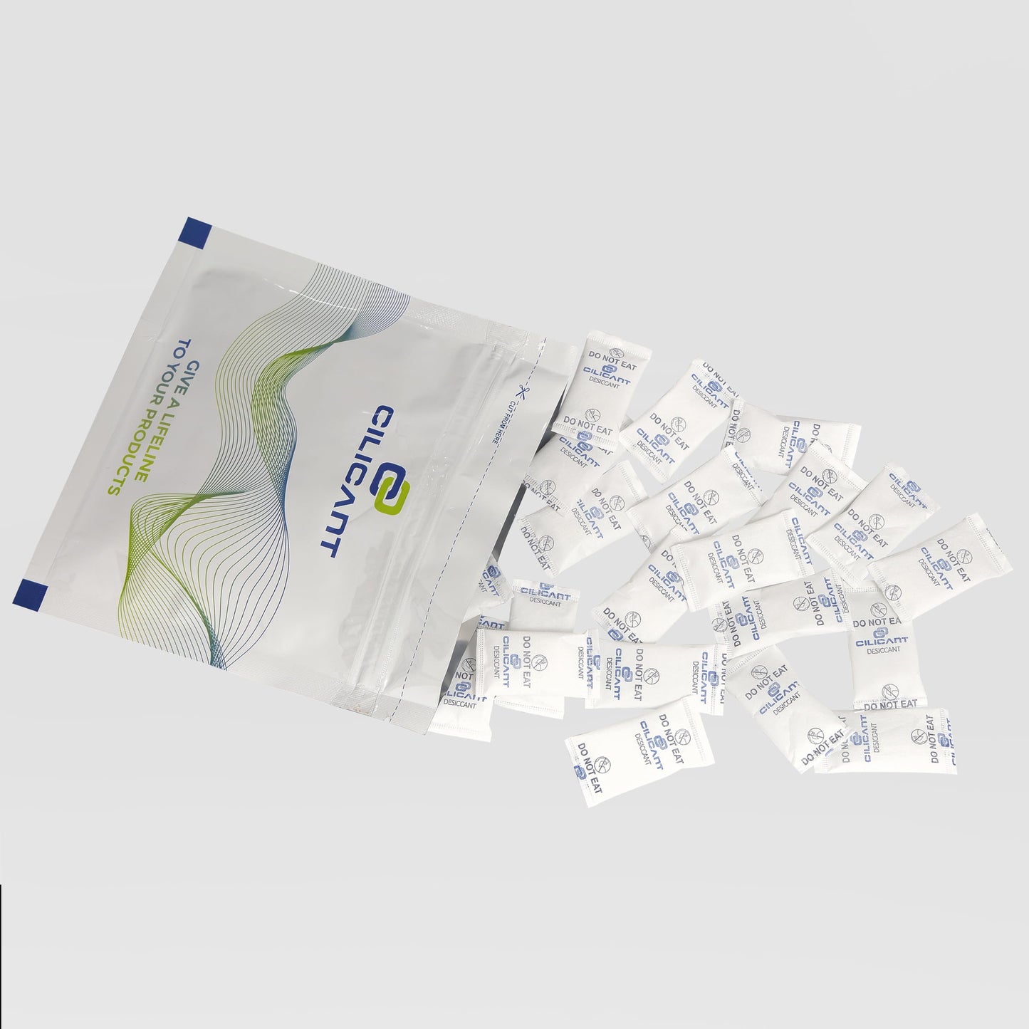 Cilicant Desiccant, White color, 2gm, 20 pack