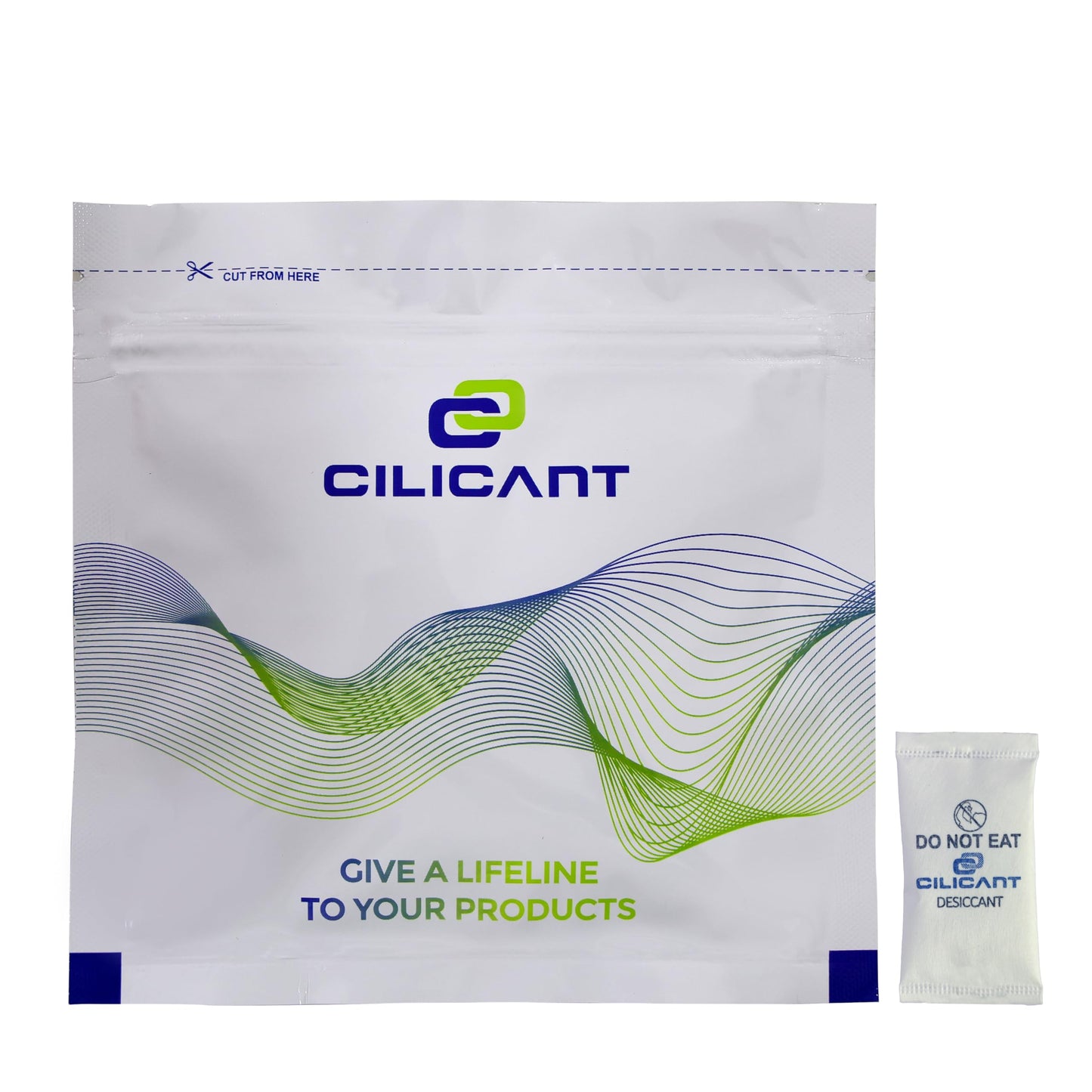 Cilicant Desiccant, White color, 2gm, 20 pack